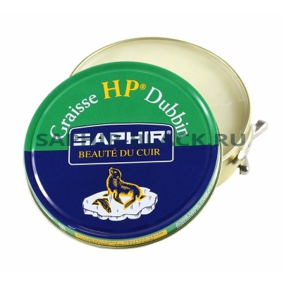 Пропитка для гладкой кожи, жированной кожи и нубука, SAPHIR  Graisse hp
