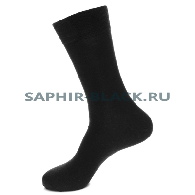 Носки мужские Saphir, черные, шерсть (80%), кулмакс (20%)